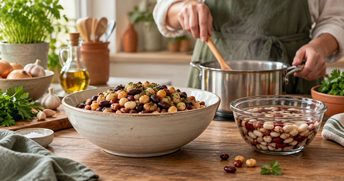Cuisson des haricots secs : la méthode fiable et sûre