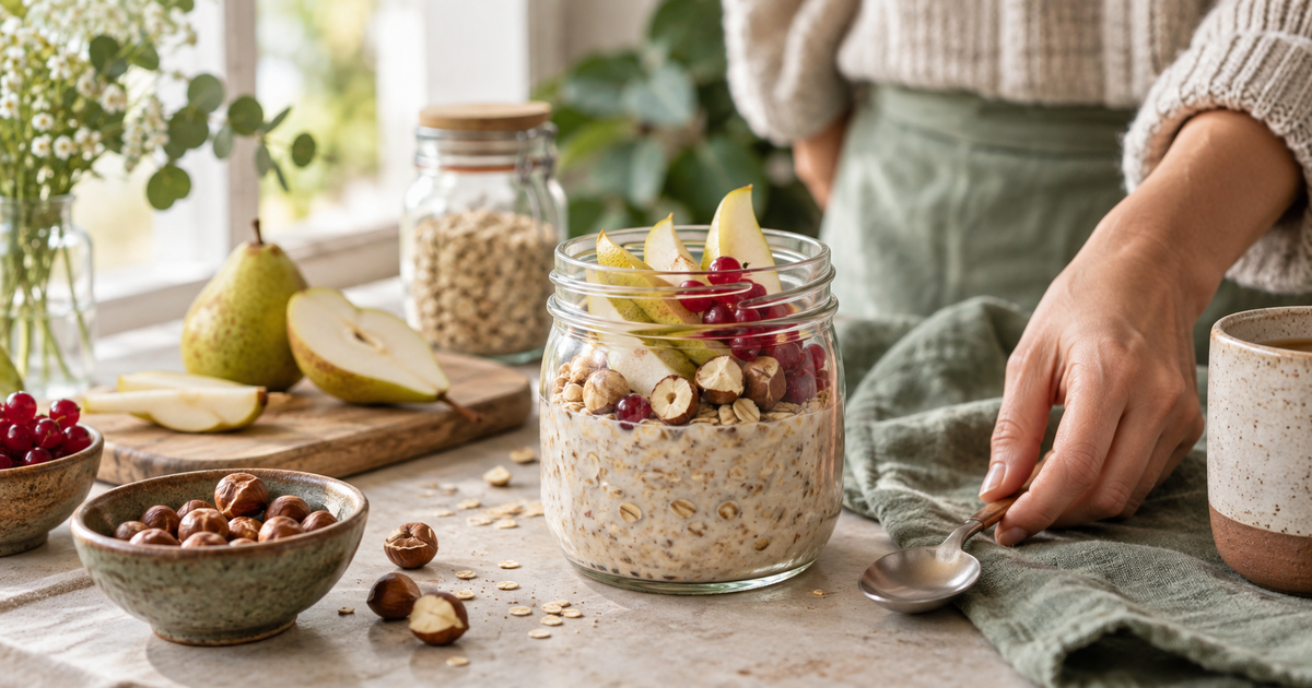 Overnight oats : la recette de base et 5 variantes