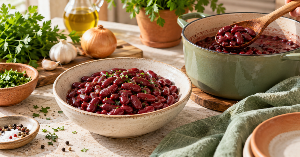 Cuisson des haricots rouges : temps, trempage et sécurité
